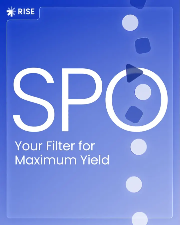Rise social card - SPO, Your Filter for Maximum Yield